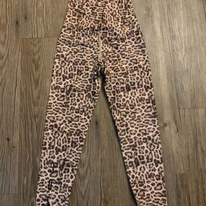 NWT Beach Riot Sport 305 Fitness High Rise Cheetah Leggings
